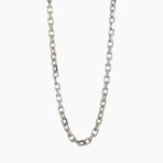 Silver Forza (Heavy Link) Chain // 5mm (22 in)