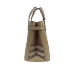 Banner Medium Leather Tote Crossbody Bag Purse // Camel