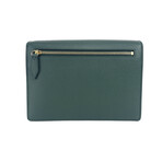 Macken Small Regency Leather Crossbody Bag // Green