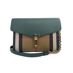 Macken Small Regency Leather Crossbody Bag // Green