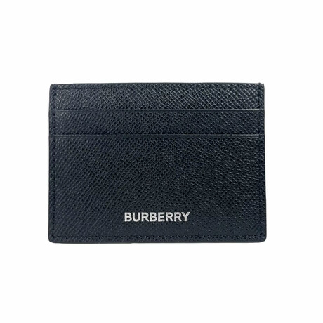 Sandon Business Small Grained Leather Card Case Wallet // Black