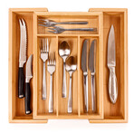 BergHOFF Bamboo 6-Slot Expanding Flatware Organizer // Set of Two