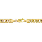 6.15mm Miami Cuban Link Chain Necklace in 10k Yellow Gold // 18 in