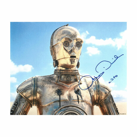 Anthony Daniels // Autographed Star Wars 8X10 Photo