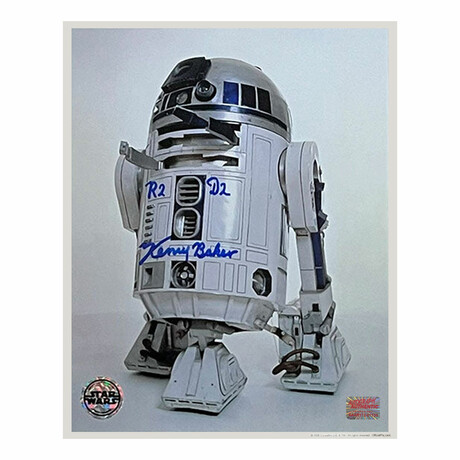 Kenny Baker (deceased) // Autographed "Star Wars" 8X10 Photo