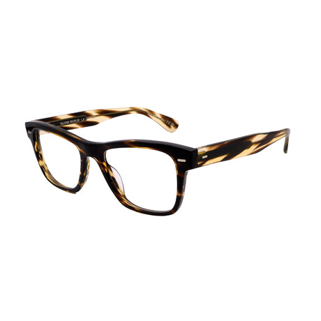 Oliver Peoples // Men's // OV5393U 1003 Square Optical Glasses // Cocobolo + Clear Demo Lenses