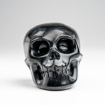 Genuine Polished Obsidian Skull Carving // 111 g