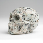 Genuine Polished Moonstone Skull Carving // 129 g