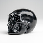 Genuine Polished Obsidian Skull Carving // 111 g