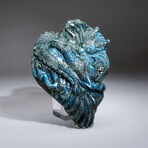 Genuine Polished Labradorite Hand Carved Dragon // 2.2 lbs // v.1