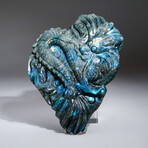 Genuine Polished Labradorite Hand Carved Dragon // 2.2 lbs // v.1