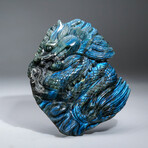 Genuine Polished Labradorite Hand Carved Dragon // 1.9 lbs