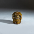 Genuine Polished Jasper Skull Carving  // 117.8  g