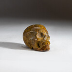 Genuine Polished Jasper Skull Carving  // 117.8  g