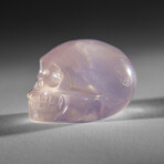 Genuine Polished Rose Quartz Skull Carving // 25 g