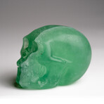 Genuine Polished Green Flourite Skull Carving // 168.6 g