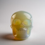 Genuine Polished Opalite Skull Carving // 129.4 g