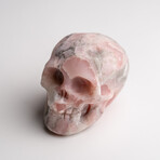 Genuine Polished Pink Opal Skull Carving // 121.9 g