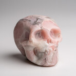 Genuine Polished Pink Opal Skull Carving // 121.9 g