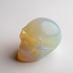 Genuine Polished Opalite Skull Carving // 129.4 g