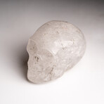 Genuine Polished Clear Quartz Skull Carving // 129.3 g