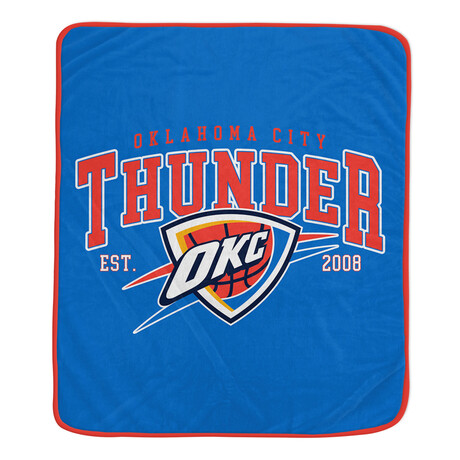 Vintage Arch Block Blanket // Oklahoma City Thunder