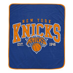 Vintage Arch Block Blanket // New York Knicks