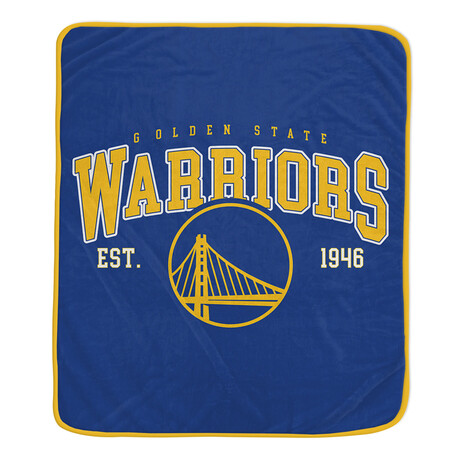 Vintage Arch Block Blanket // Golden State Warriors