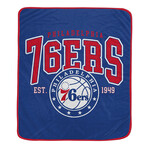 Vintage Arch Block Blanket // Philadelphia 76ers