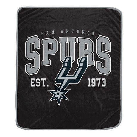 Vintage Arch Block Blanket // San Antonio Spurs