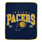 Vintage Arch Block Blanket // Indiana Pacers