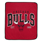 Vintage Arch Block Blanket // Chicago Bulls