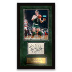 Bill Walton // Boston Celtics // Autographed Cut + Framed