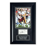 Joe Theismann // Washington Redskins // Autographed Cut + Framed