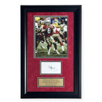 Steve Young // San Fransisco 49ers // Autographed Cut + Framed