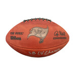 Rob Gronkowski // Tampa Bay Buccaneers // Autographed Official NFL Duke Football + Inscription