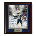 Tedy Bruschi // New England Patriots // Autographed & Story Inscribed Photograph + Limited Edition /50