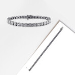 1/2ct TW Diamond Tennis Bracelet // Sterling Silver // 7 in