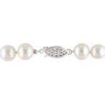 7.5-8mm Cultured Freshwater Pearl Bracelet with Sterling Silver Clasp // 7.5 in