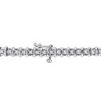 1ct TW Diamond Tennis Bracelet // Sterling Silver // 7.25 in