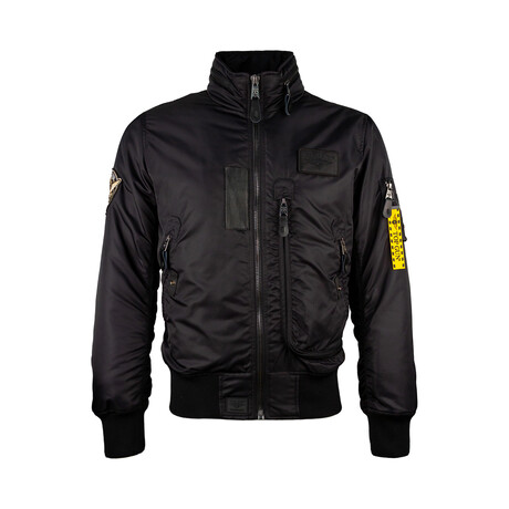 Top Gun® "Parajumper" Nylon Jacket // Black (XS)