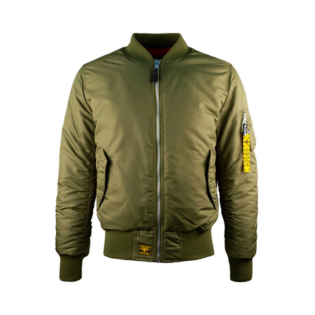 Top Gun® "Reversible" MA-1 Jacket // Olive (XS)