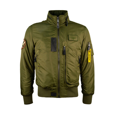 Top Gun® "Parajumper" Nylon Jacket // Olive (XS)