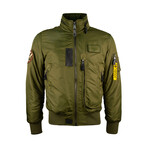 Top Gun® "Parajumper" Nylon Jacket // Olive (L)