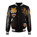 Top Gun® "Wildcats" Varsity Jacket // Black (XL)