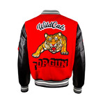 Top Gun® "Wildcats" Varsity Jacket // Red (5XL)