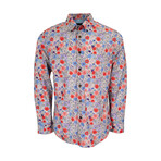 Button Up Shirt // Morris Rose Floral Pumice (XS)