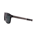 Men's Tom Ford FT0880/S 02V Square Sunglasses // Matte Black + Grey