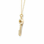 Tiffany & Co. // 18k Rose Gold Tiffany Keys Pendant Necklace // 15.94" // Store Display