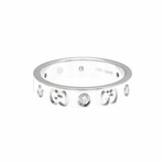 Gucci // 18k White Gold Icon Diamond Ring // Ring Size: 6.5 // Store Display